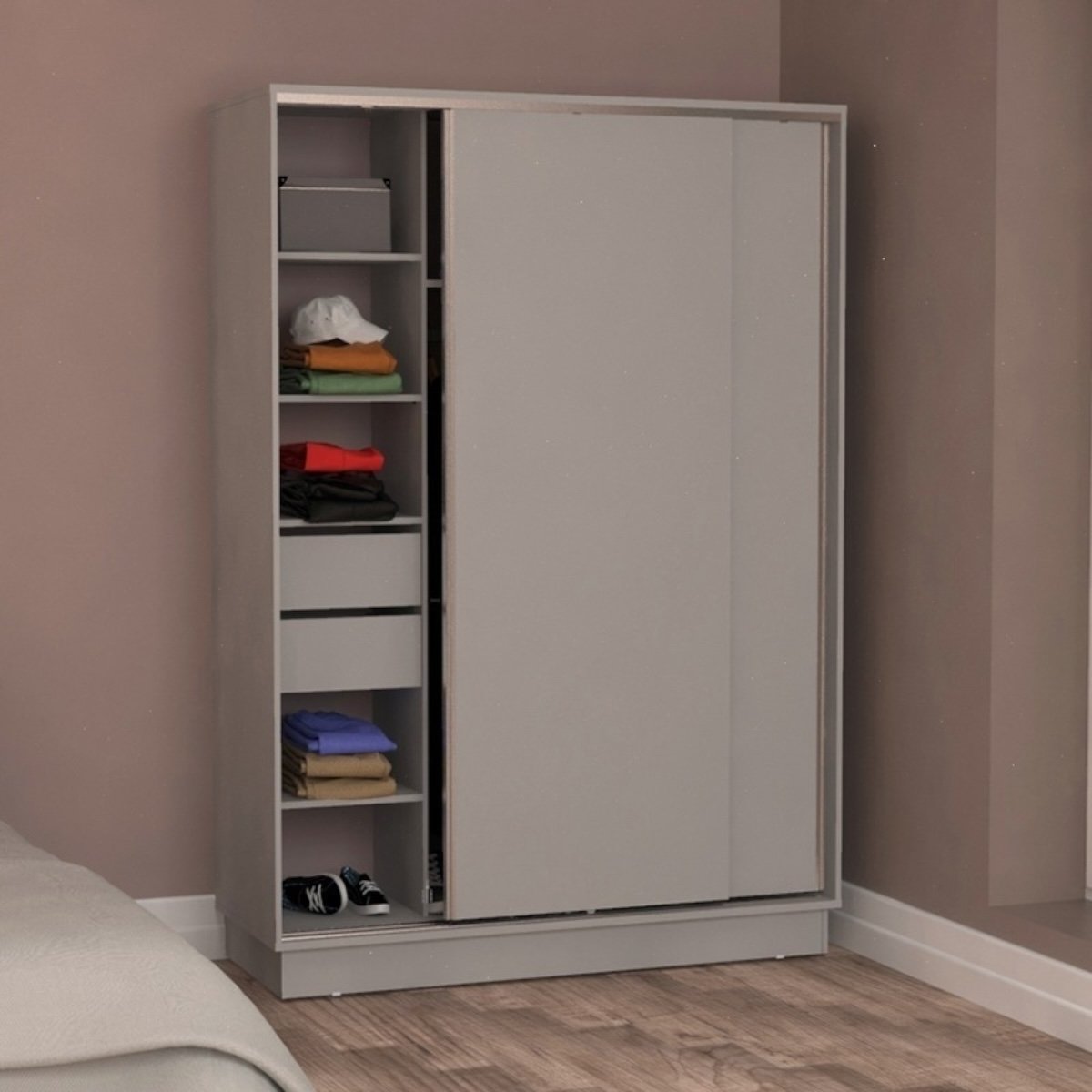 DIELFE PLACARD 2 PUERTAS CORREDIZAS 1,35Mt PE135 - Imagen 6