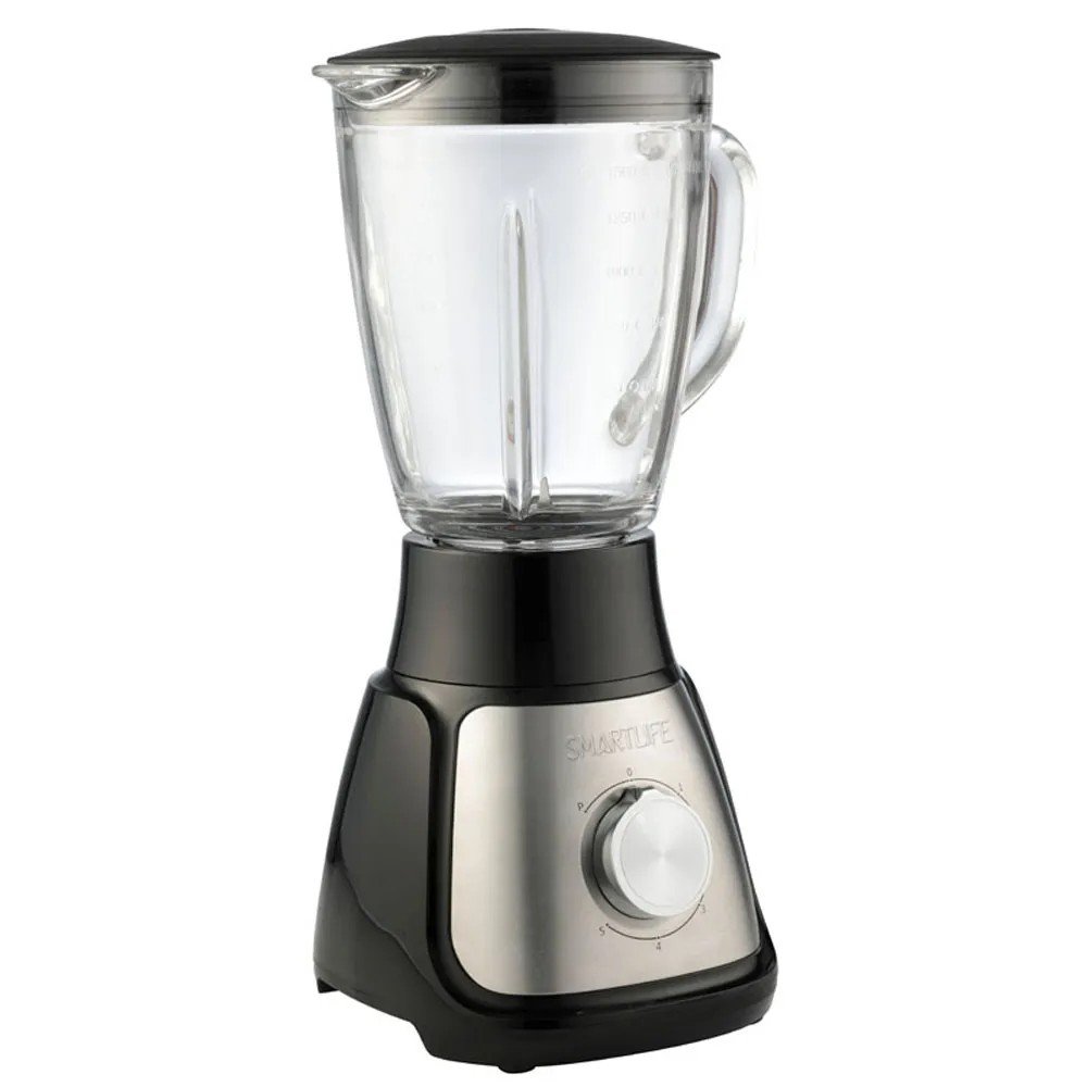 SMARTLIFE LICUADORA 1,5LTS JARRA DE VIDRIO PICA HIELO 600W SL-BL1055PN - Imagen 6