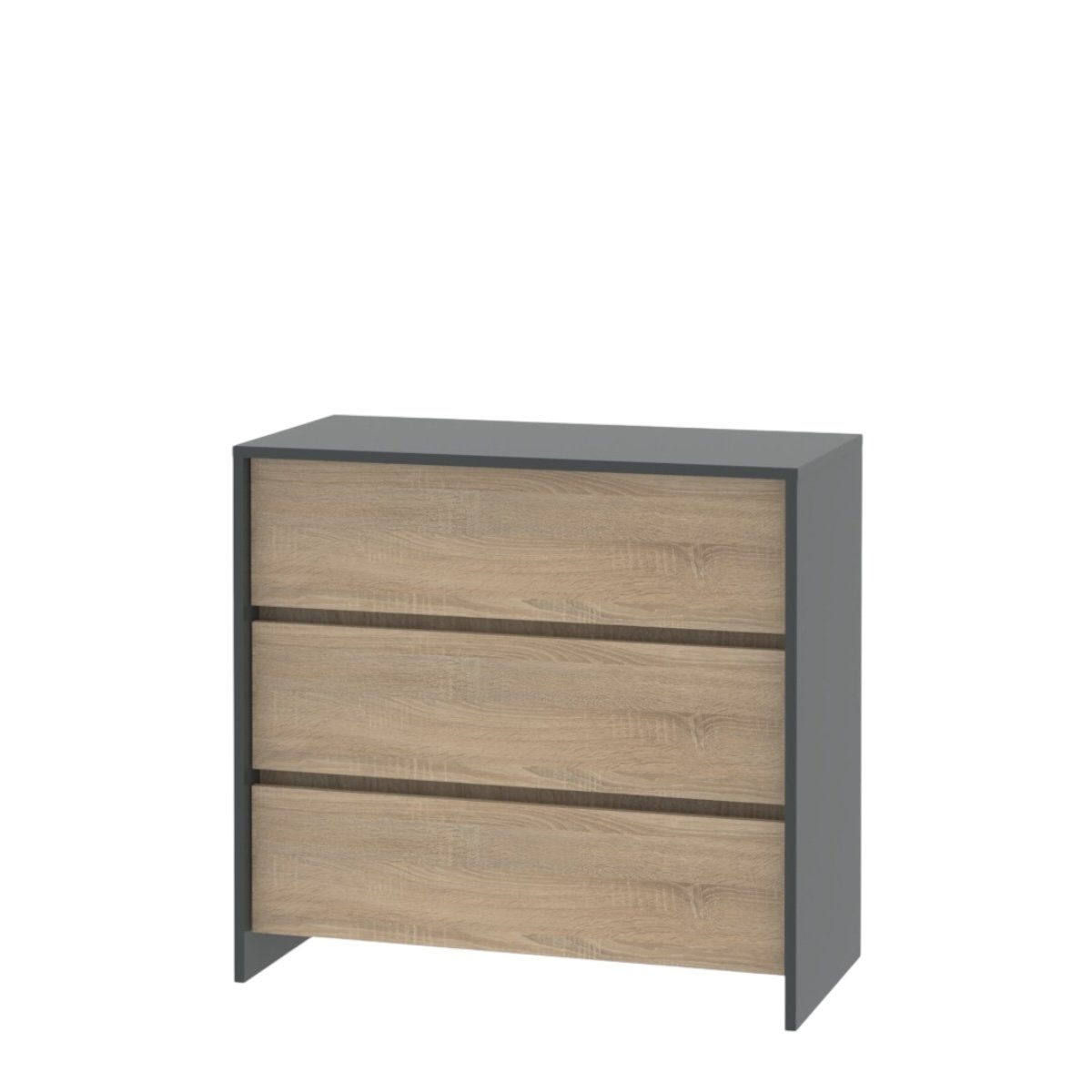 DIELFE COMODA 3 CAJONES NIZA CLN090 - Imagen 3