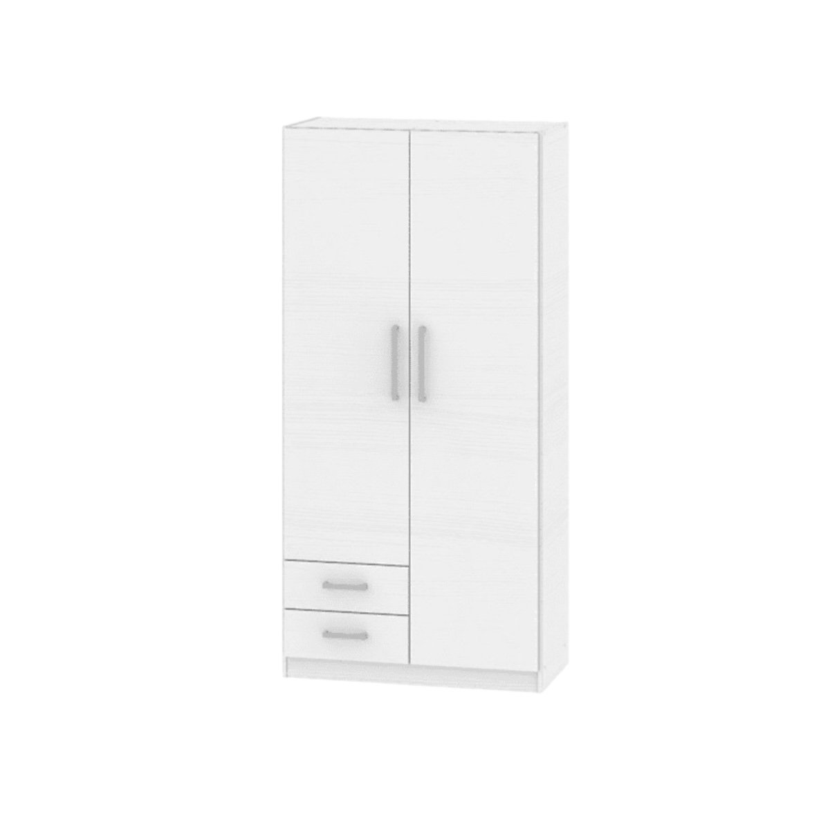 DIELFE PLACARD 2 PUERTAS DE ABRIR, ESTANTES Y 2 CAJONES PAC090