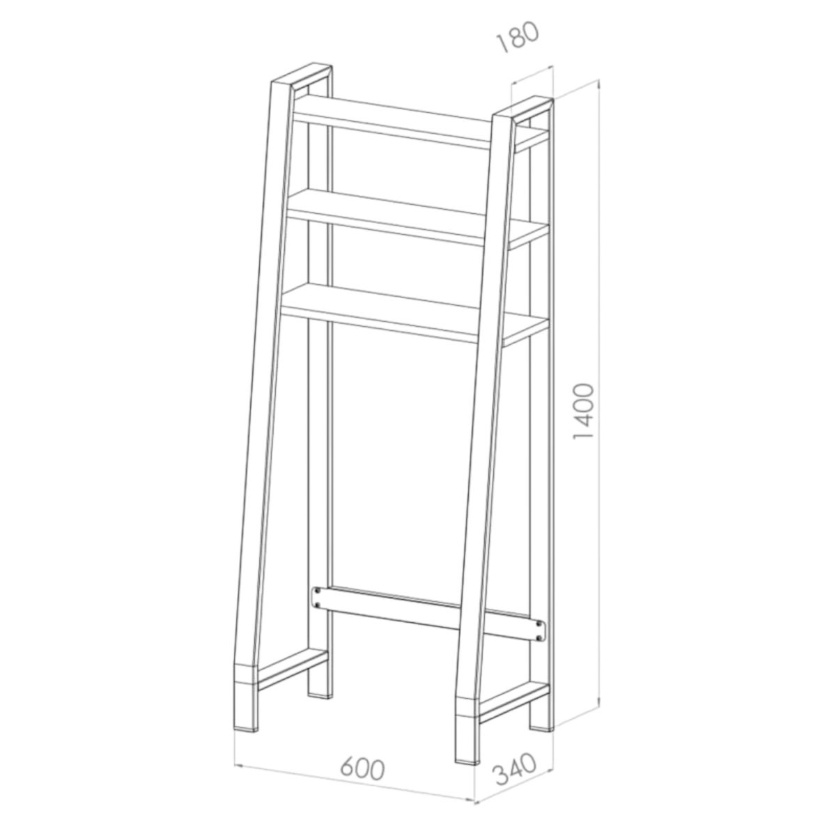 DIELFE MUEBLE SOBREINODORO ESCALERA - Imagen 3