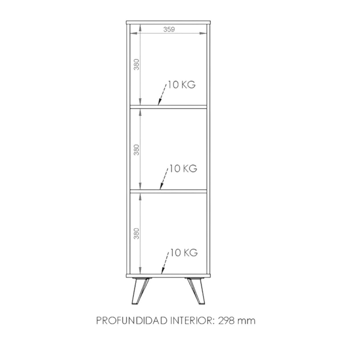 DIELFE MODULO LÍNEA ESCANDINAVA 1 CUERPO - Imagen 4