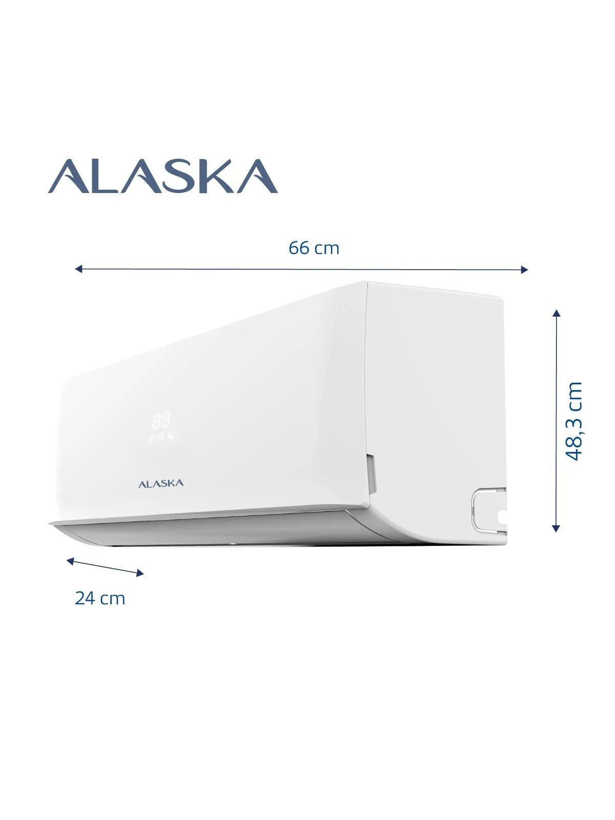 AIRE ACONDICIONADO ALASKA SPLIT ON/OFF 2650W - Imagen 3