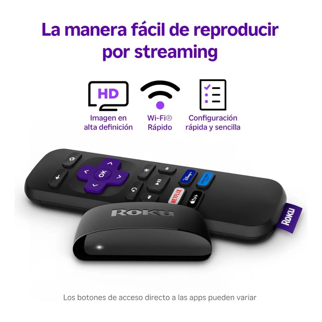 ROKU EXPRESS 3960 HD DISPOSITIVO DE STREAMING CON CONTROL REMOTO - Imagen 5