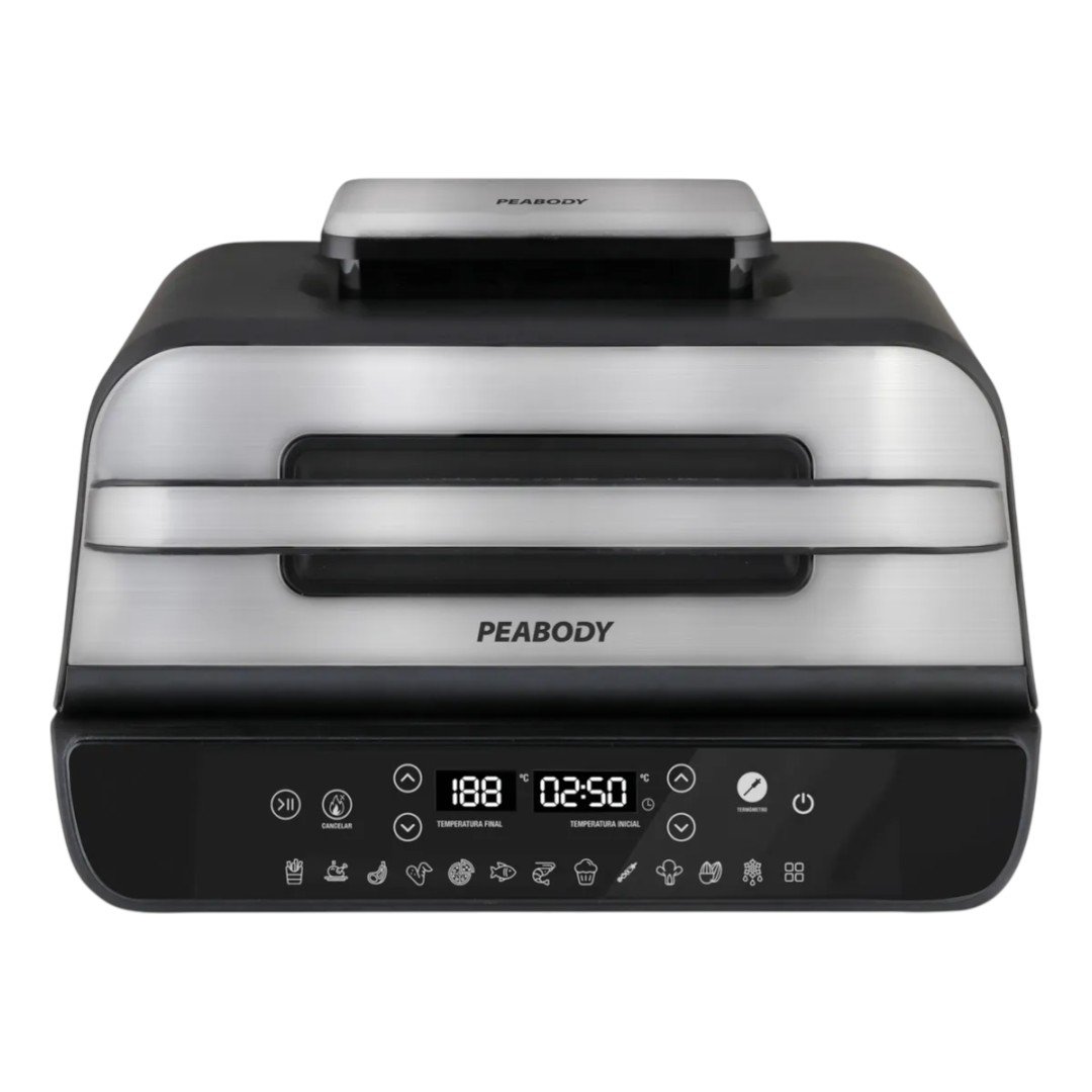 FREIDORA DE AIRE PEABODY Pe-afg03n 7LTS NEGRA 1.8kw COLOR NEGRO