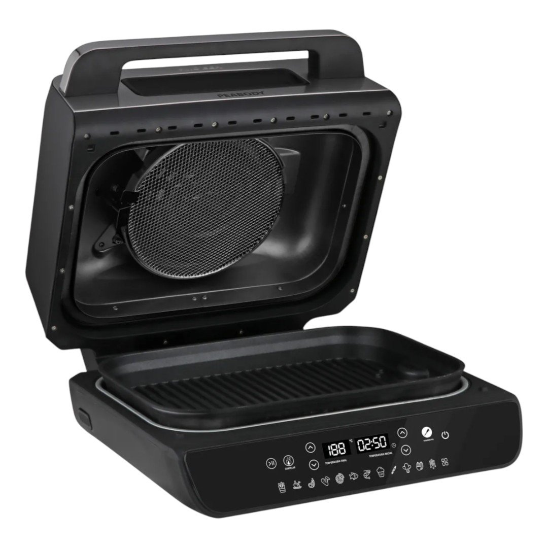 FREIDORA DE AIRE PEABODY Pe-afg03n 7LTS NEGRA 1.8kw COLOR NEGRO - Imagen 2