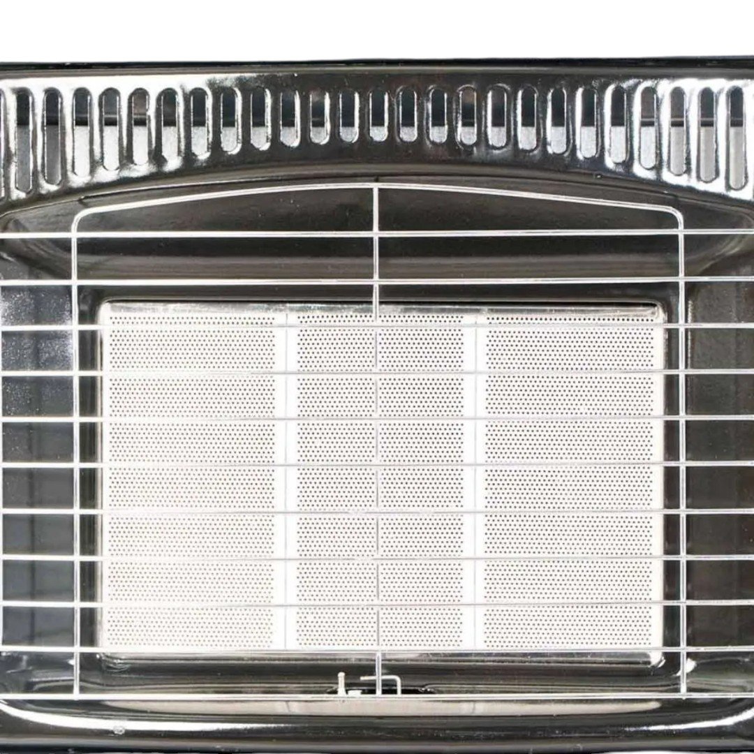 ESTUFA GARRAFERA PLEGABLE BRAM METAL 23748/2 COLOR NEGRO - Imagen 6