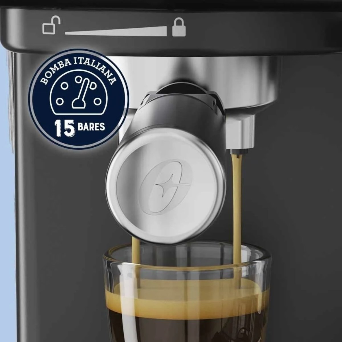 OSTER CAFETERA ESPRESSO PRIMALATTE EM6603 PLATEADA - Imagen 4