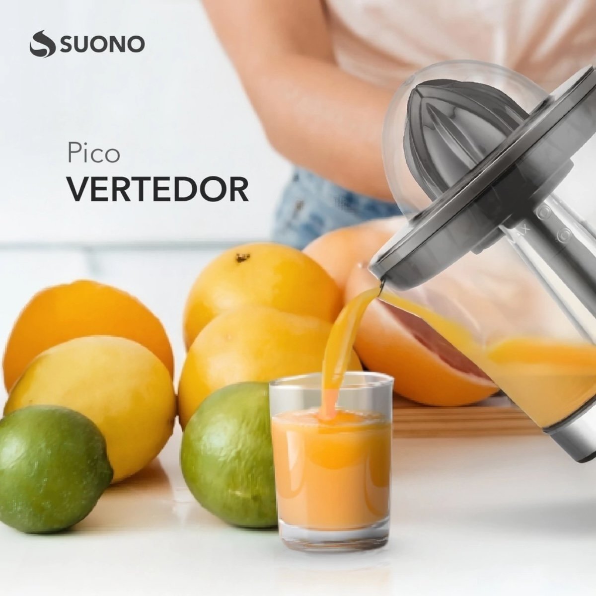 SUONO EXPRIMIDOR BASICO 1200ML 40W ACERO - Imagen 5