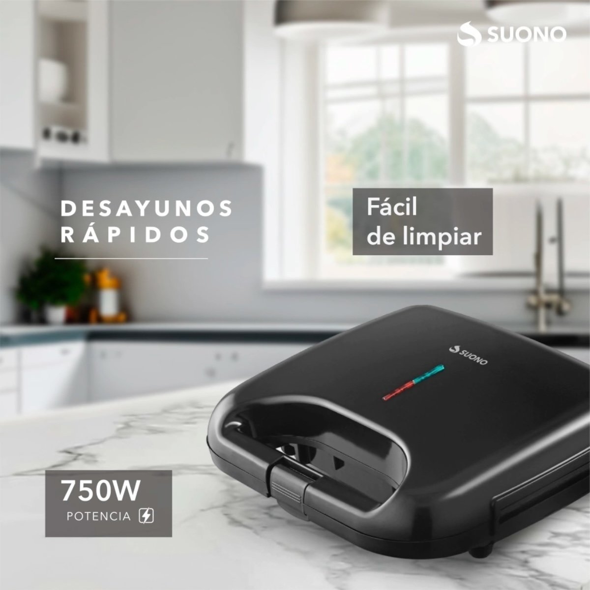 SUONO SANDWICHERA ANTIADHERENTE NEGRA - Imagen 7