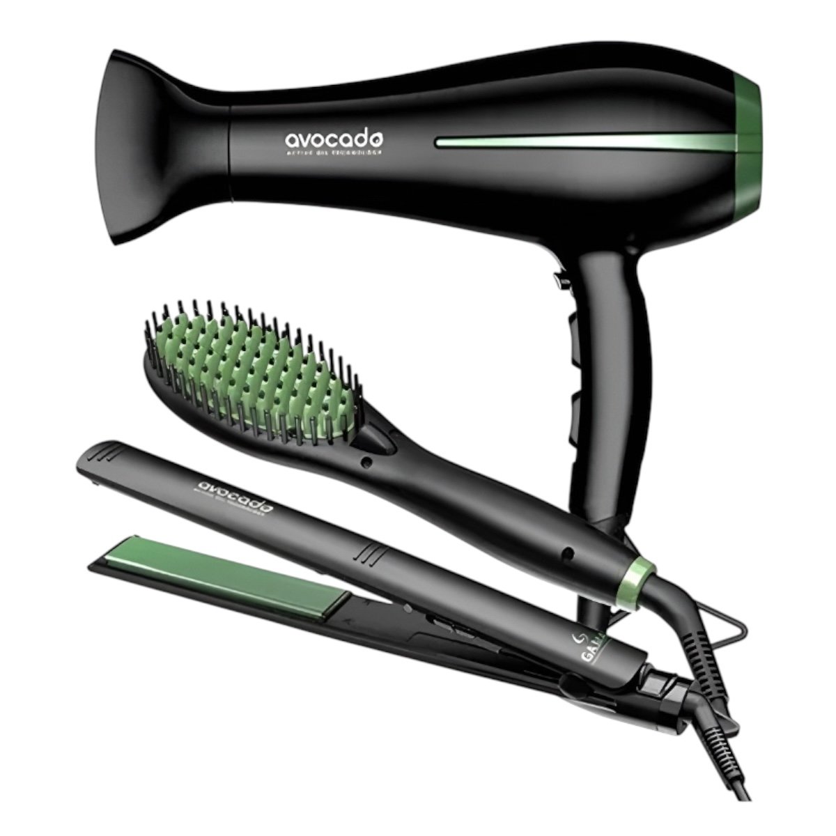 COMBA GAMA SECADOR BORA + ALISADOR ELEGANCE + CEPILLO INNOVA