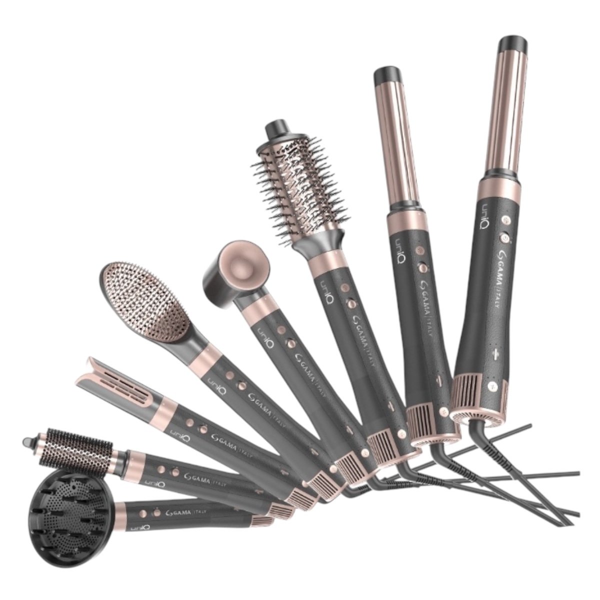 CEPILLO SECADOR MULTISTYLER GAMA VIBRANCE UNIQ 8 En 1 NEGRO - Imagen 2