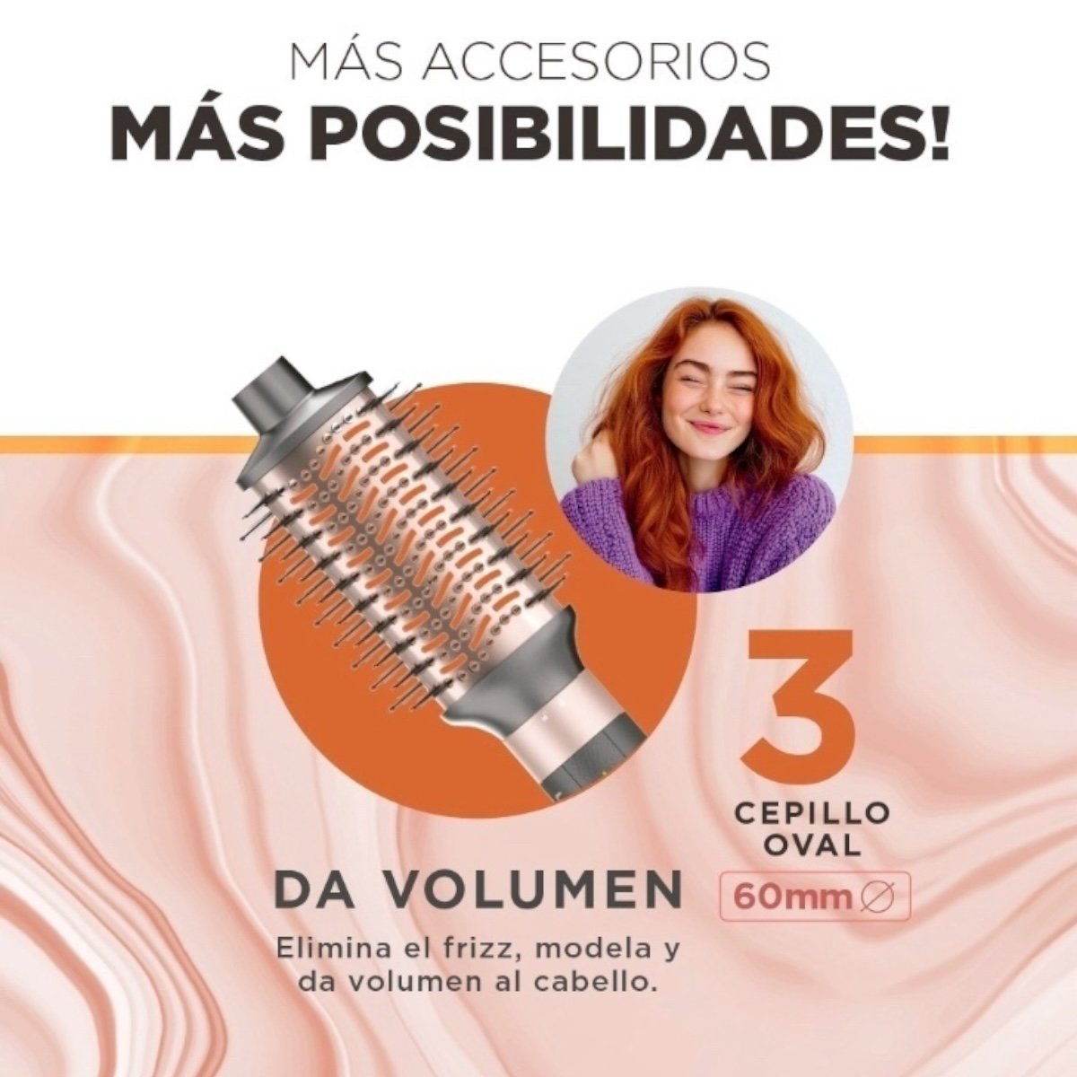 CEPILLO SECADOR MULTISTYLER GAMA VIBRANCE UNIQ 8 En 1 NEGRO - Imagen 4