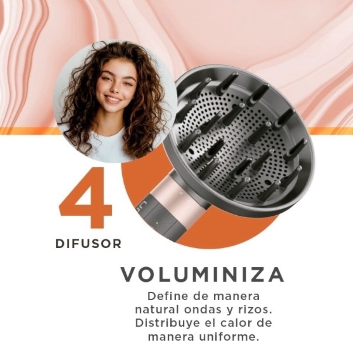 CEPILLO SECADOR MULTISTYLER GAMA VIBRANCE UNIQ 8 En 1 NEGRO - Imagen 5
