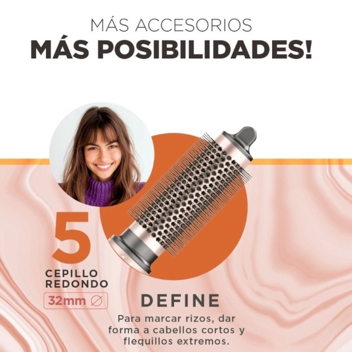 CEPILLO SECADOR MULTISTYLER GAMA VIBRANCE UNIQ 8 En 1 NEGRO - Imagen 6