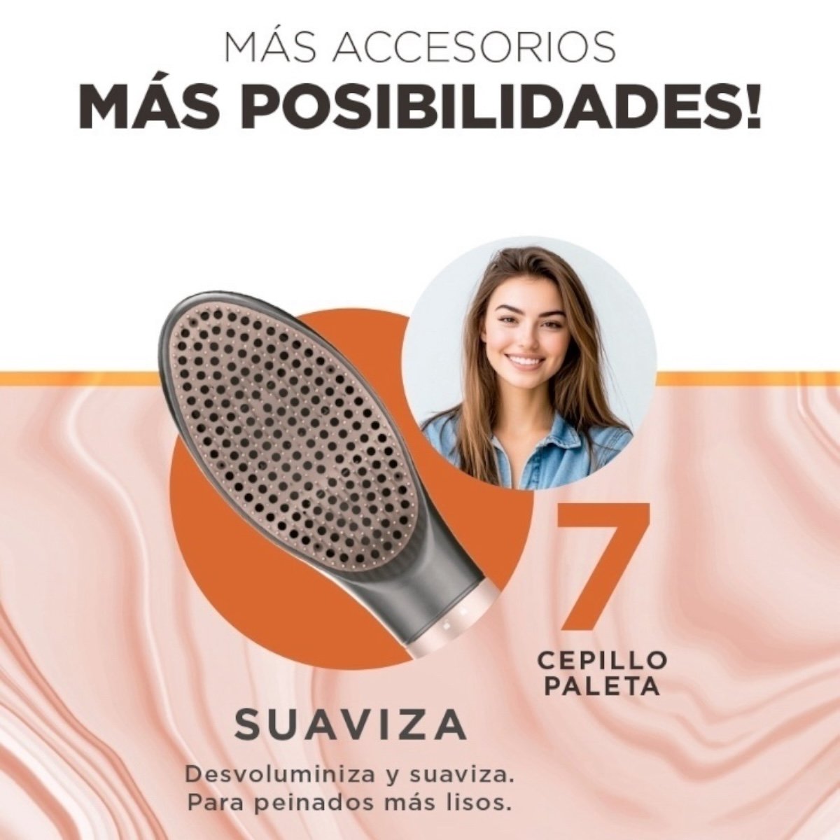 CEPILLO SECADOR MULTISTYLER GAMA VIBRANCE UNIQ 8 En 1 NEGRO - Imagen 8