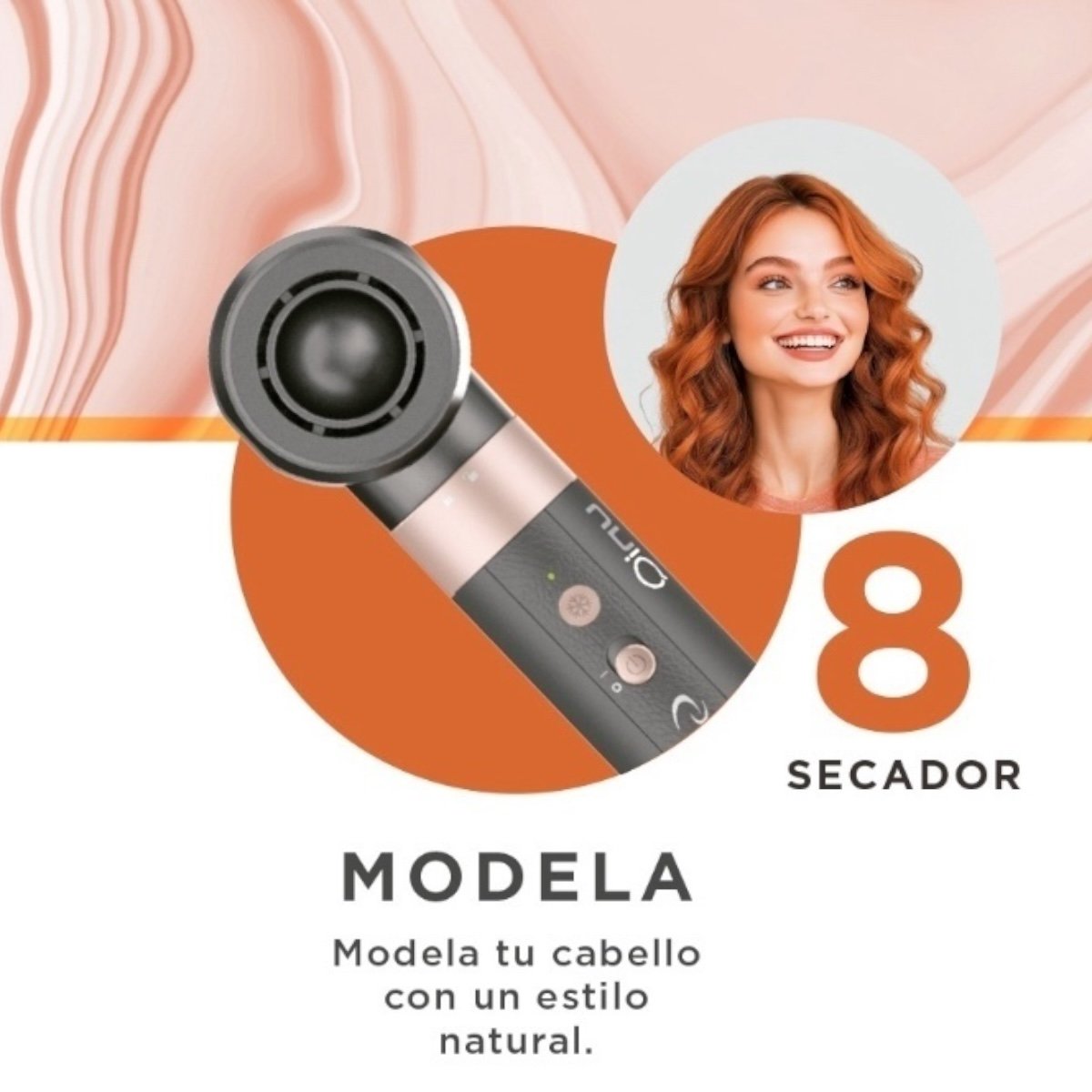 CEPILLO SECADOR MULTISTYLER GAMA VIBRANCE UNIQ 8 En 1 NEGRO - Imagen 9