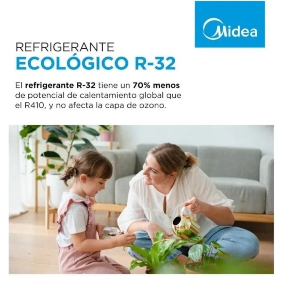 AIRE ACONDICIONADO MIDEA DE VENTANA 4489KCSL/H FRÍO BLANCO - Imagen 4