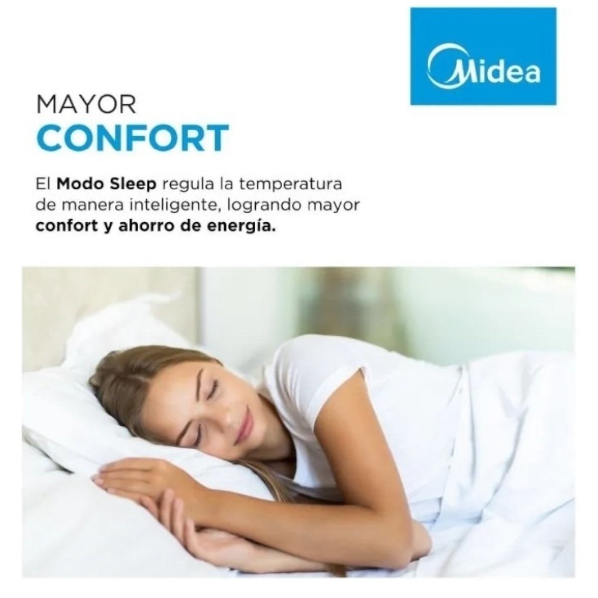 AIRE ACONDICIONADO MIDEA DE VENTANA 4489KCSL/H FRÍO BLANCO - Imagen 6