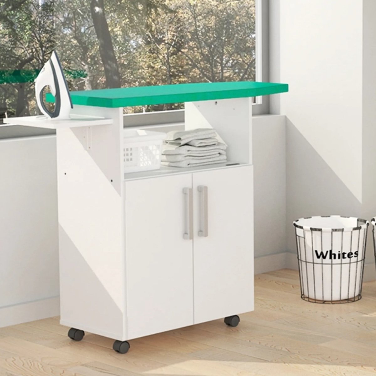 ORGANIZADOR DE PLANCHADO MOSCONI BLANCO - Imagen 3