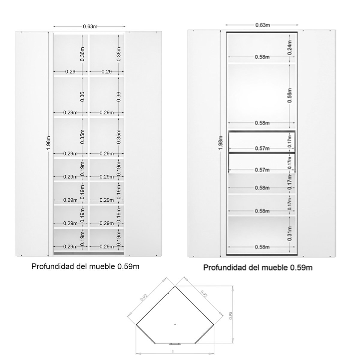 MUEBLE DE GUARDADO O ZAPATERO GIRATORIO CON ESPEJO Y CAJONES CORSALINI - Imagen 5