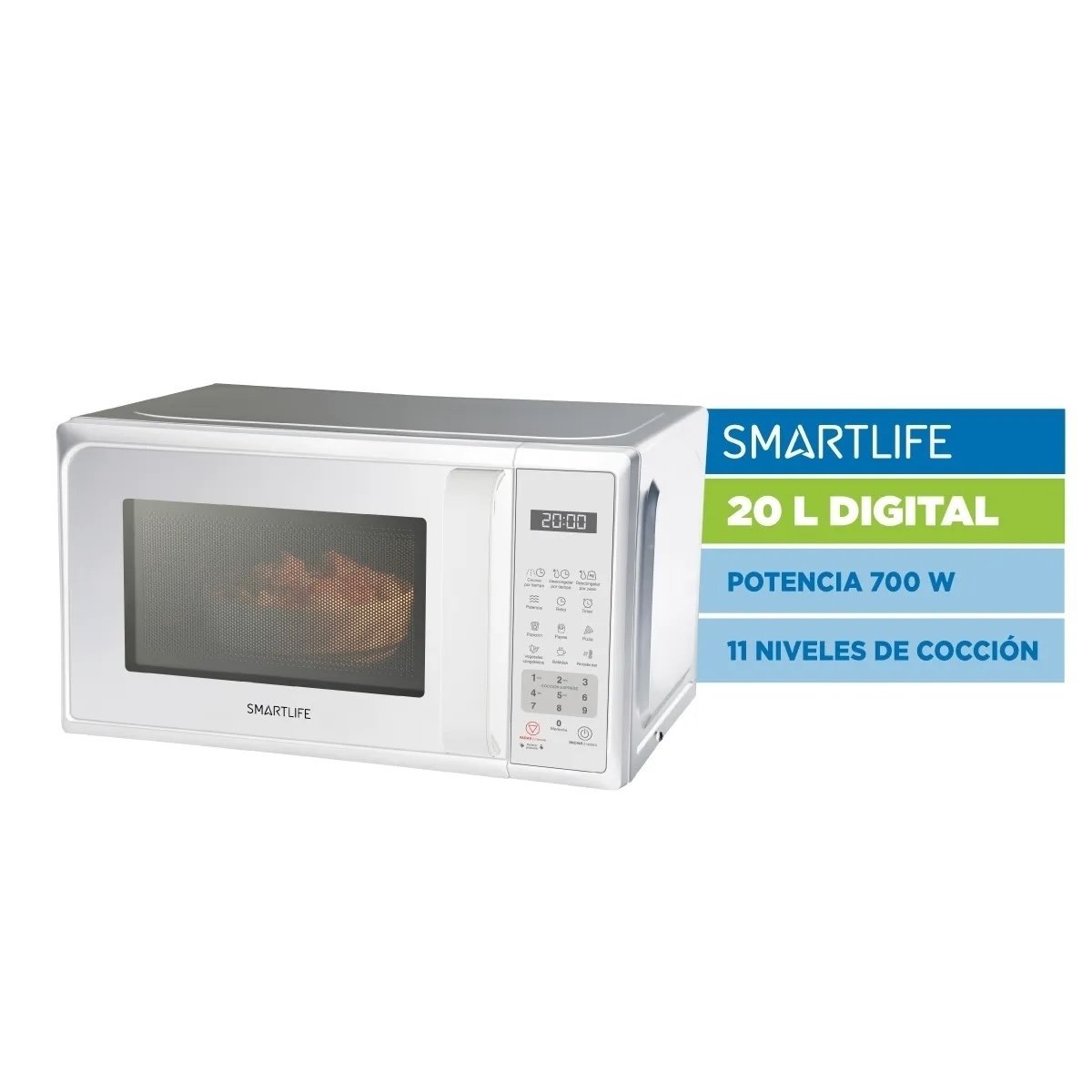 SMARTLIFE MICROONDAS DIGITAL 20L