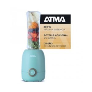 LICUADORA PERSONAL ESSENTIAL FIT 600ML 300W AZUL ATMA