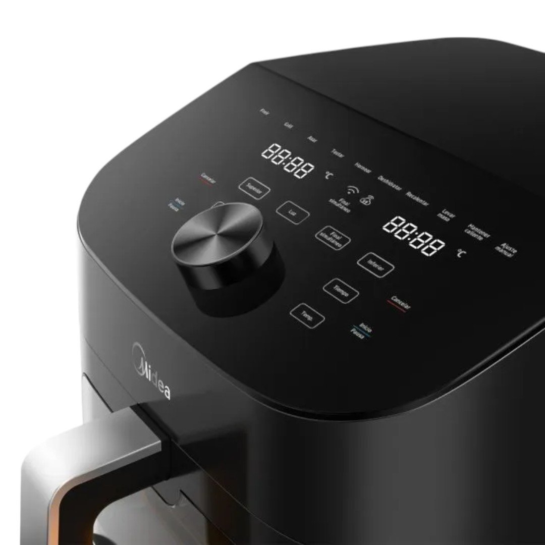 FREIDORA SIN ACEITE MIDEA 11 LTS 2 ZONAS DIGITAL NEGRA - Imagen 10