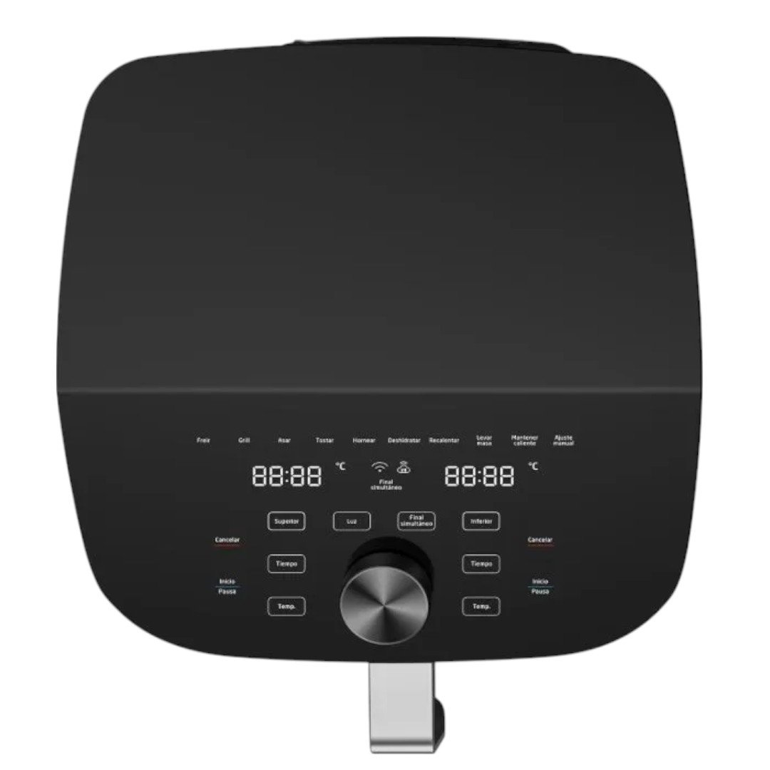 FREIDORA SIN ACEITE MIDEA 11 LTS 2 ZONAS DIGITAL NEGRA - Imagen 4