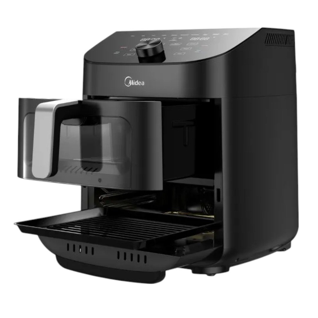 FREIDORA SIN ACEITE MIDEA 11 LTS 2 ZONAS DIGITAL NEGRA - Imagen 5