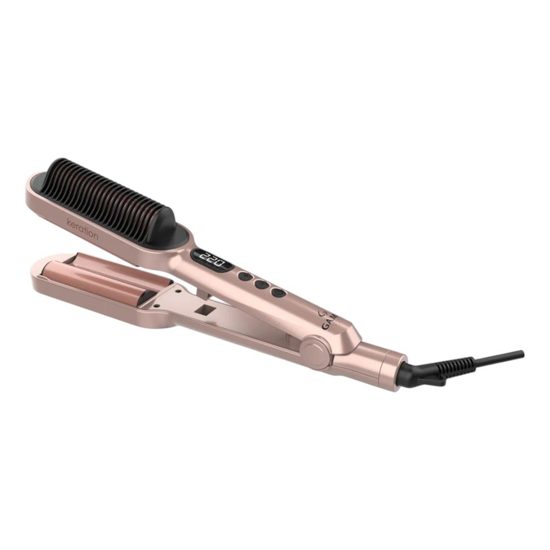 GAMA PLANCHITA 2 EN 1 WAVER&BRUSH CEPILLO RIZADOR COLOR ROSE GOLD - Imagen 6