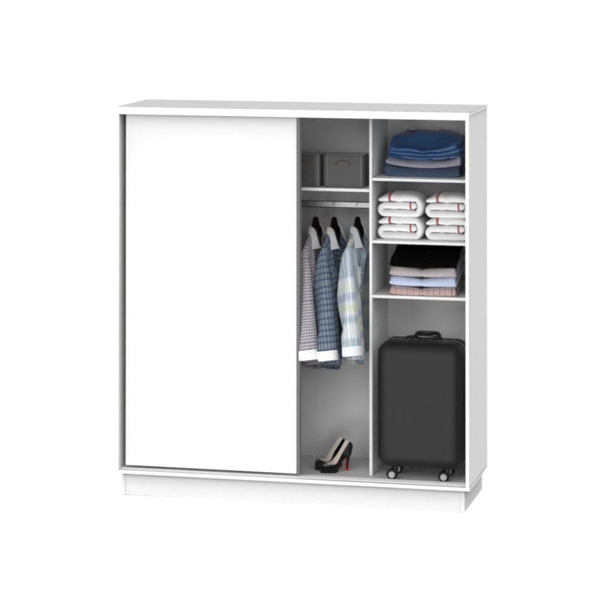 DIELFE PLACARD 2 PUERTAS CORREDIZAS PE180 - Imagen 2