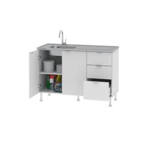 DIELFE BAJO MESADA CONFORT 1.20M BLANCO