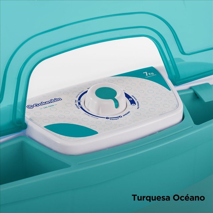 LAVARROPAS SEMIAUTOMÁTICO 7KG LSC7000 CARGA Y DESCARGA MANUAL COLUMBIA - Imagen 4