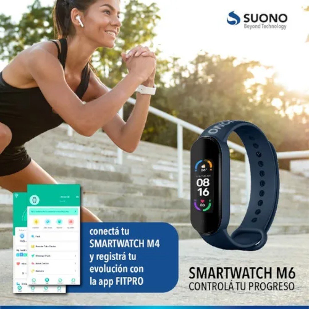 SMART WATCH M6 SUONO COLOR NEGRO - Imagen 5
